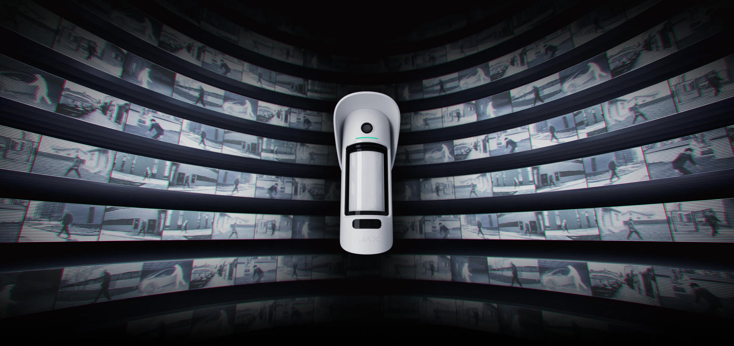 Detector de movimento externo com imagem